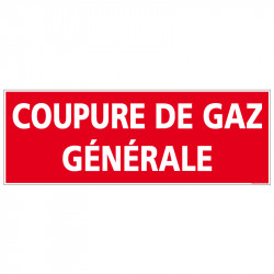 PANNEAU COUPURE DE GAZ...