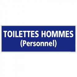 PANNEAU TOILETTES HOMMES...