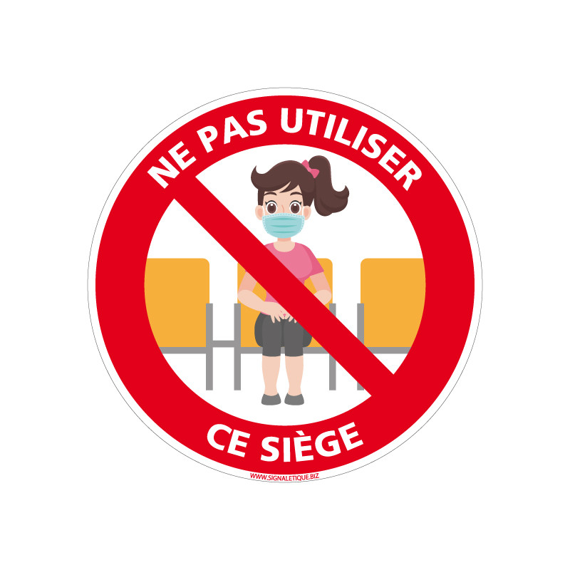 PANNEAU NE PAS UTILISER CE SIÈGE VISUEL FILLE (D1361) PANNEAU NE PAS UTILISER CE SIÈGE VISUEL FILLE (D1361)