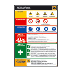 Panneau BUTAN - ALCOOL BUTYLIQUE - BUTANOL (C0788)