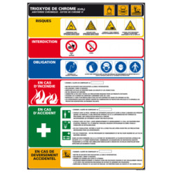 Panneau TRIOXYDE DE CHROME (C0796)