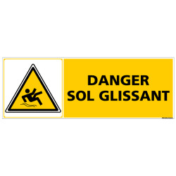 PANNEAU DANGER SOL GLISSANT (C0865)