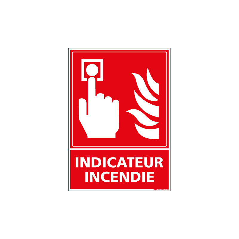 PANNEAU INDICATEUR INCENDIE (A0221)