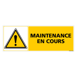 PANNEAU MAINTENANCE EN COURS (C0960)