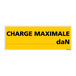 Panneau de Signalisation CHARGE MAXIMALE (C1005)