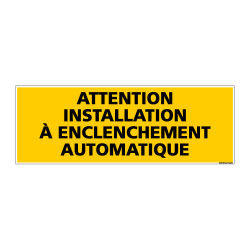 Panneau de Signalisation ATTENTION INSTALLATION (C1006)