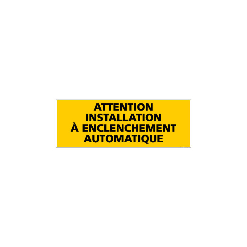 Panneau de Signalisation ATTENTION INSTALLATION (C1006)