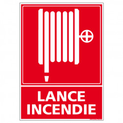 Panneau de Signalisation Incendie LANCE INCENDIE (A0222)