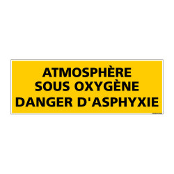 Panneau de Signalisation ATMOSPHERE SOUS OXYGENE (C1009)