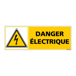 Panneau de Signalisation DANGER ELECTRIQUE (C1017)