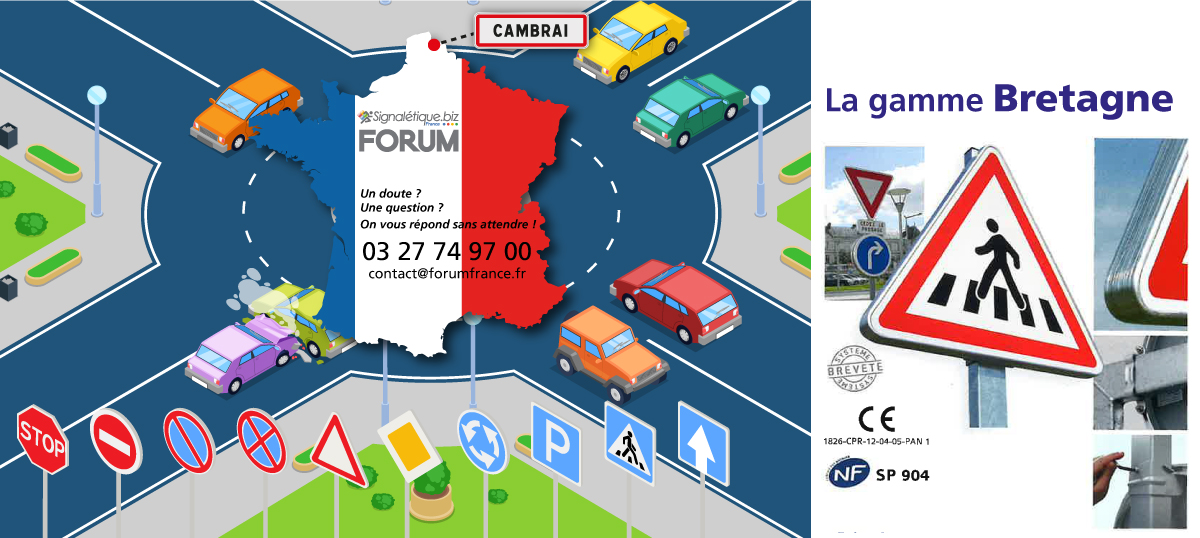 signalisation routière gamme Bretagne